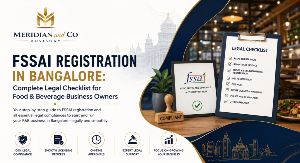 FSSAI Registration in Bangalore: Complete Legal Checklist for Food & Beverage Business Owners