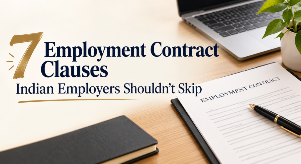 7 Employment Contract Clauses Indian Employers Shouldn't Skip
